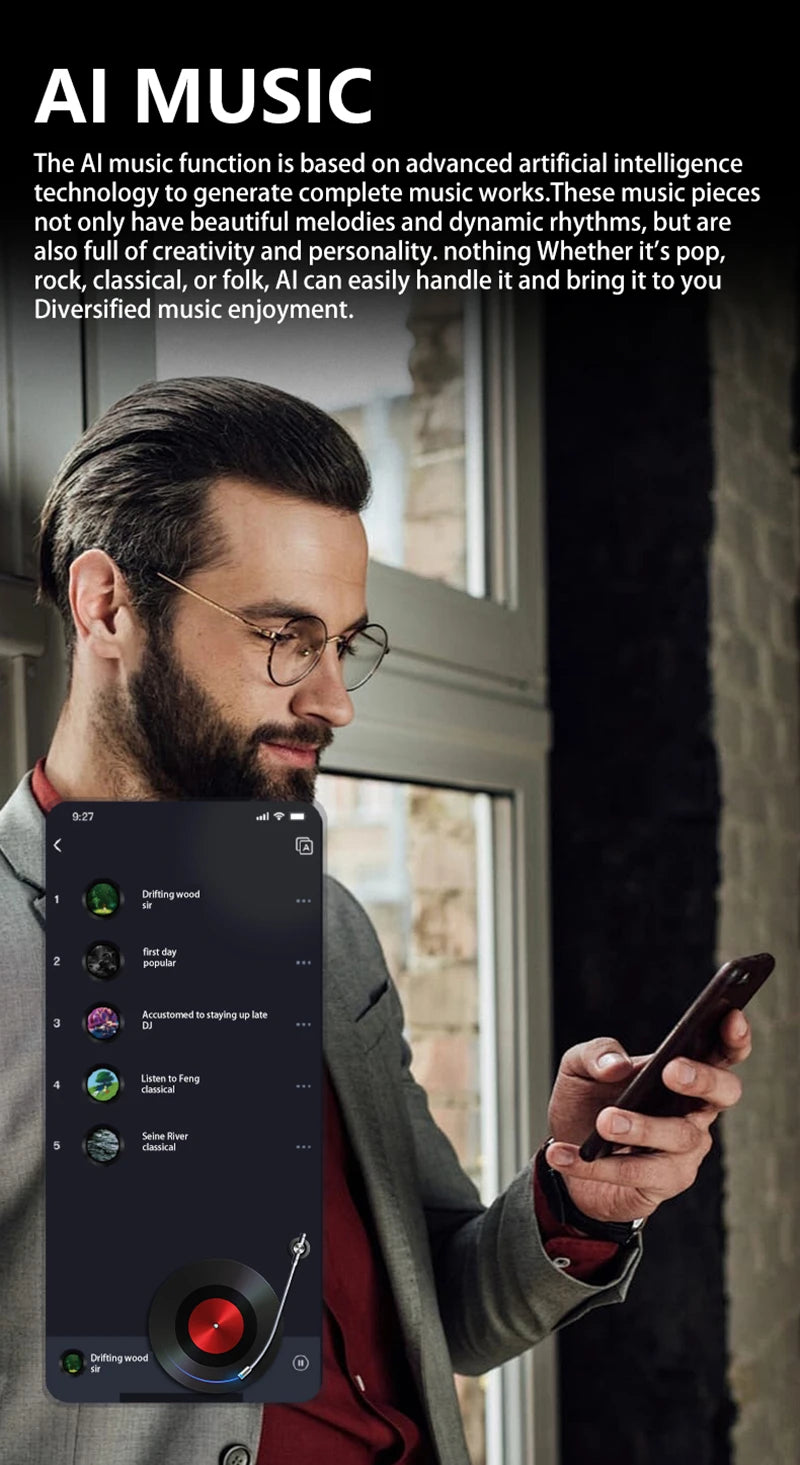 Xiaomi HY-C8 Smart Glasses – Real-Time AI Translation & Wireless Bluetooth Headset for Effortless Communication