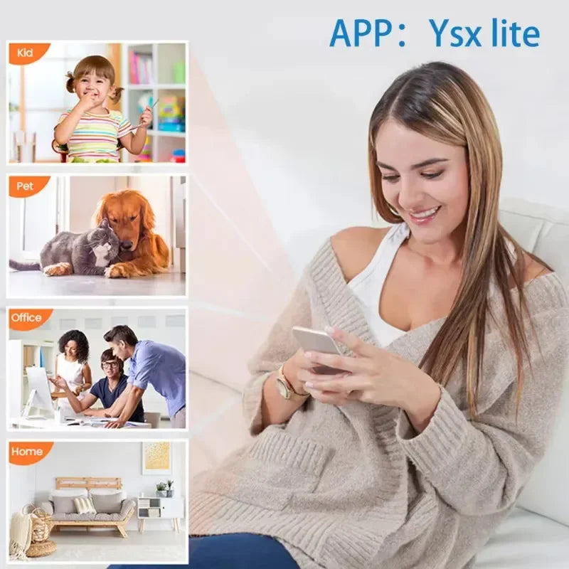 Mini X5 Wireless 1080P Security Camera with Night Vision, Motion Detection, and Smart Home Monitoring