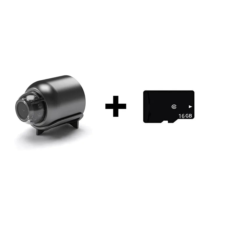 Mini X5 Wireless 1080P Security Camera with Night Vision, Motion Detection, and Smart Home Monitoring