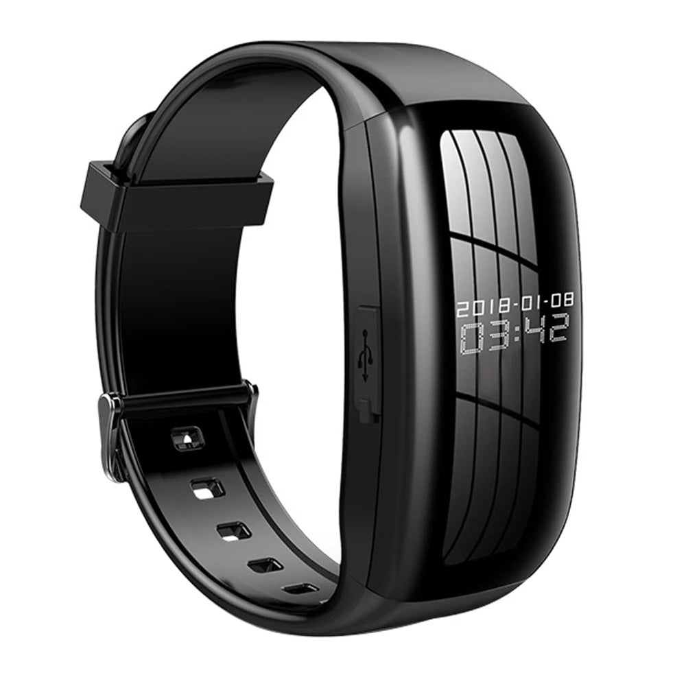 HD Mini Camera Watch with Voice Recorder & USB Flash Drive