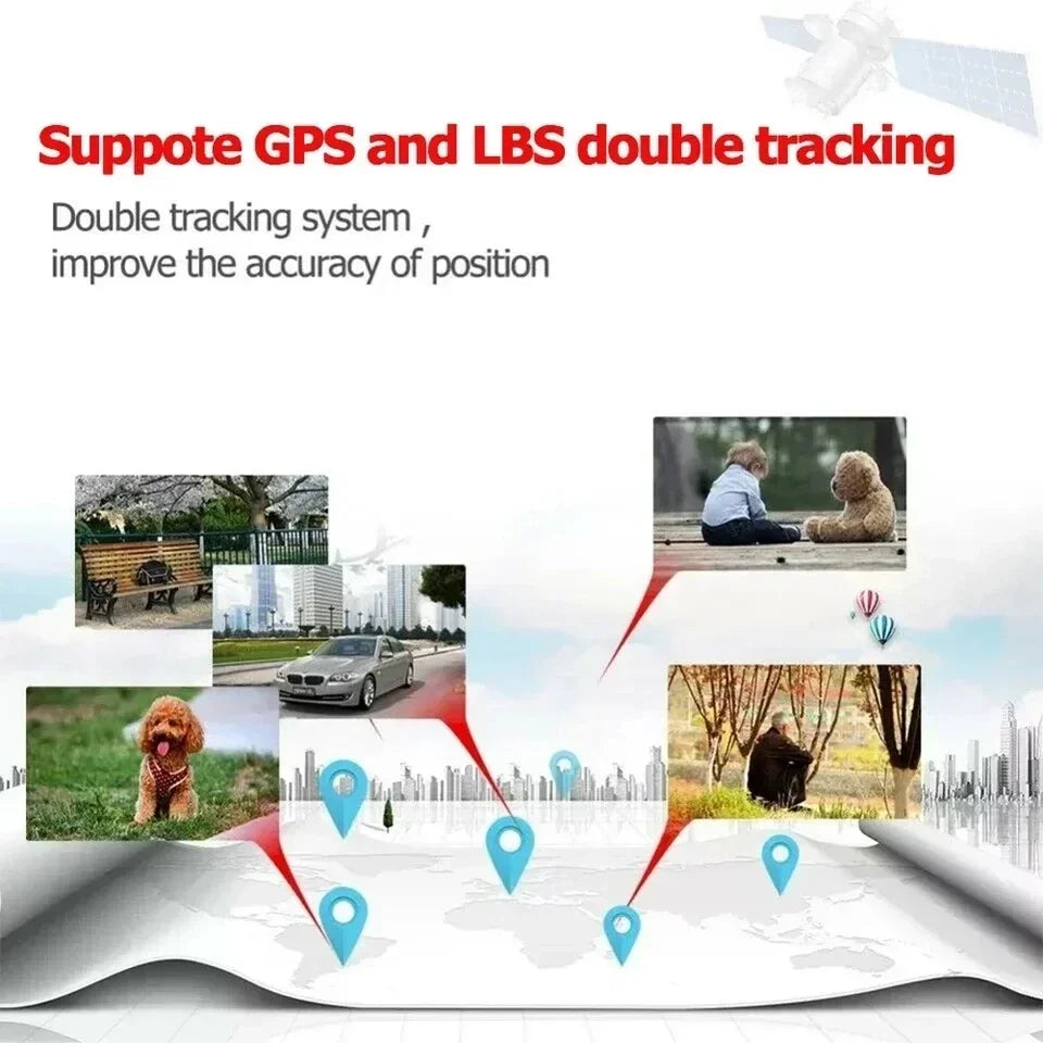 Mini GPS Tracker – Real-Time Vehicle & Personal Tracker for Cars, Pets, Kids & Elderly with Magnetic Mount