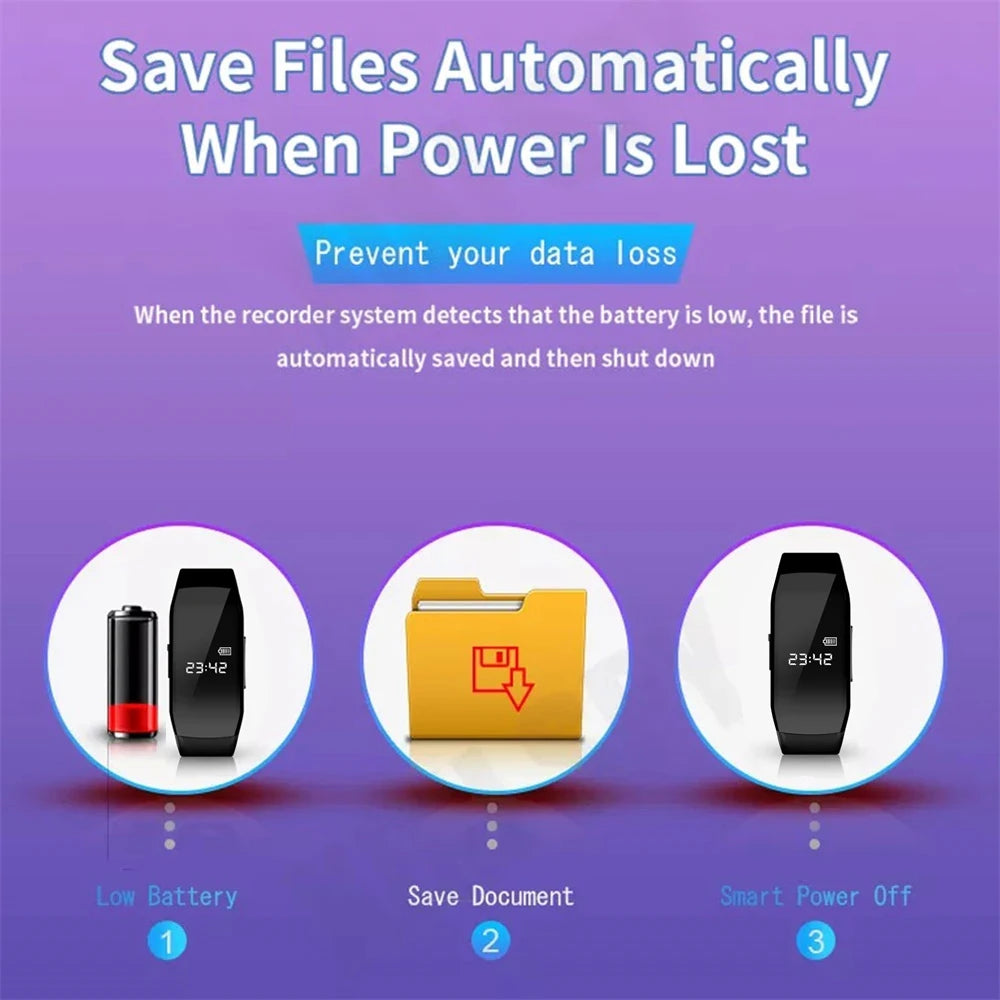 HD Mini Camera Watch with Voice Recorder & USB Flash Drive