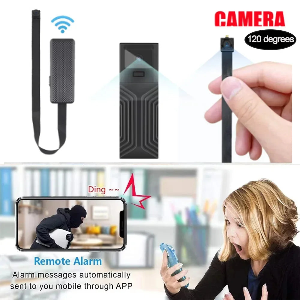 Portable Mini WiFi Security Camera with Motion Detection and Remote Viewing – DIY Surveillance Video Recorder