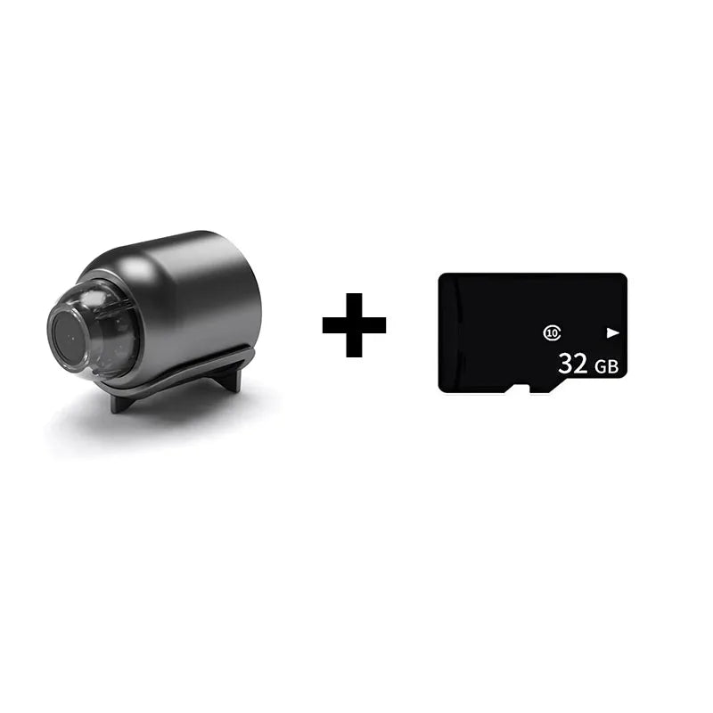 Mini X5 Wireless 1080P Security Camera with Night Vision, Motion Detection, and Smart Home Monitoring