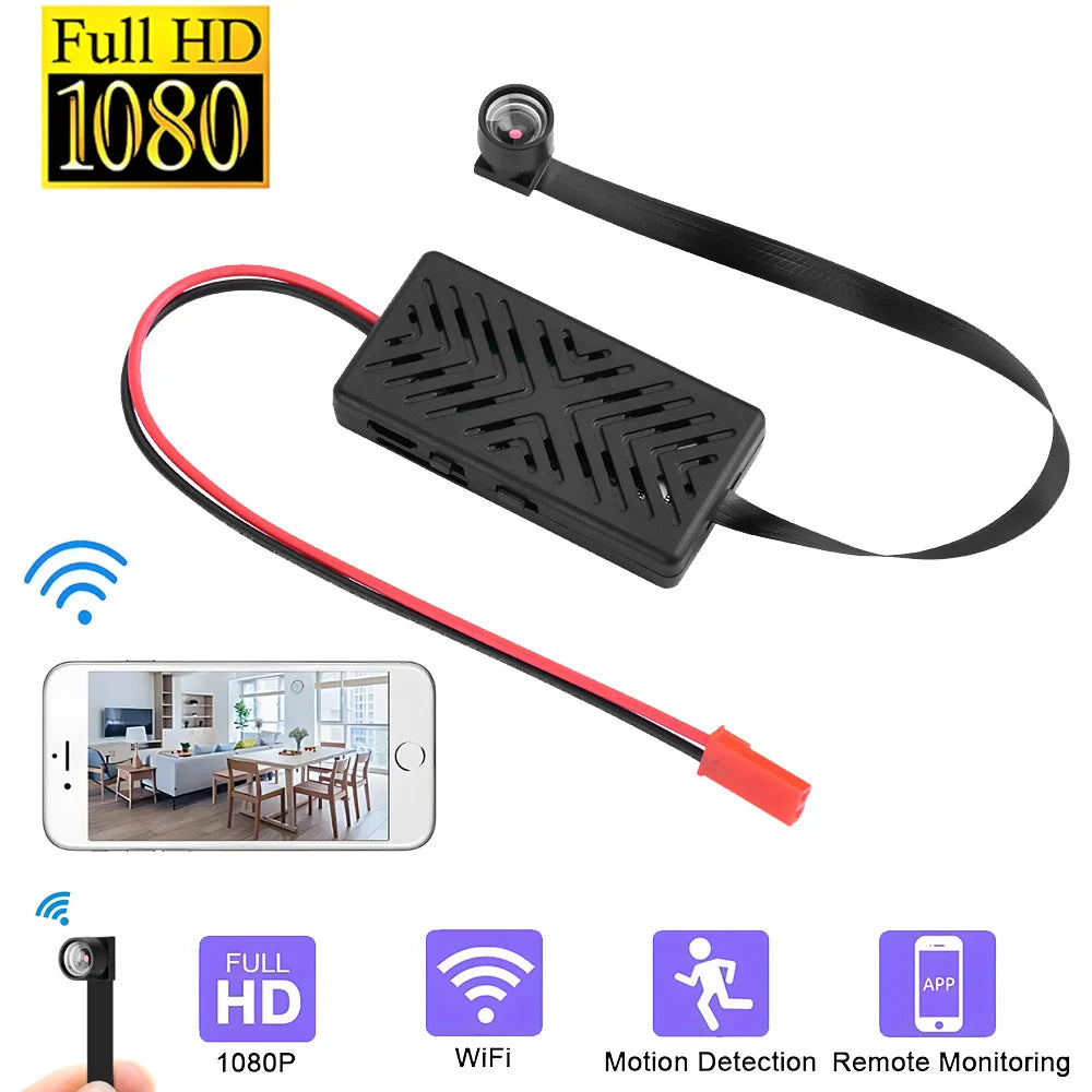 Portable Mini WiFi Security Camera with Motion Detection and Remote Viewing – DIY Surveillance Video Recorder