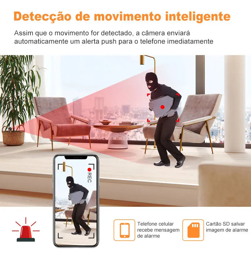 Mini WiFi Wireless Security Camera – Remote Monitoring Video Surveillance for Smart Home Protection