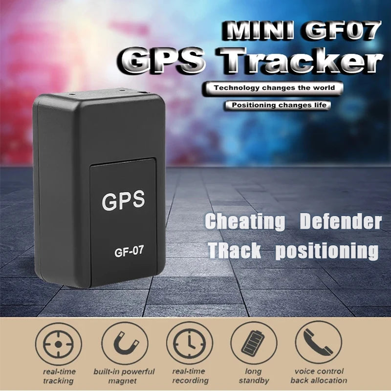 Mini GPS Tracker – Real-Time Vehicle & Personal Tracker for Cars, Pets, Kids & Elderly with Magnetic Mount