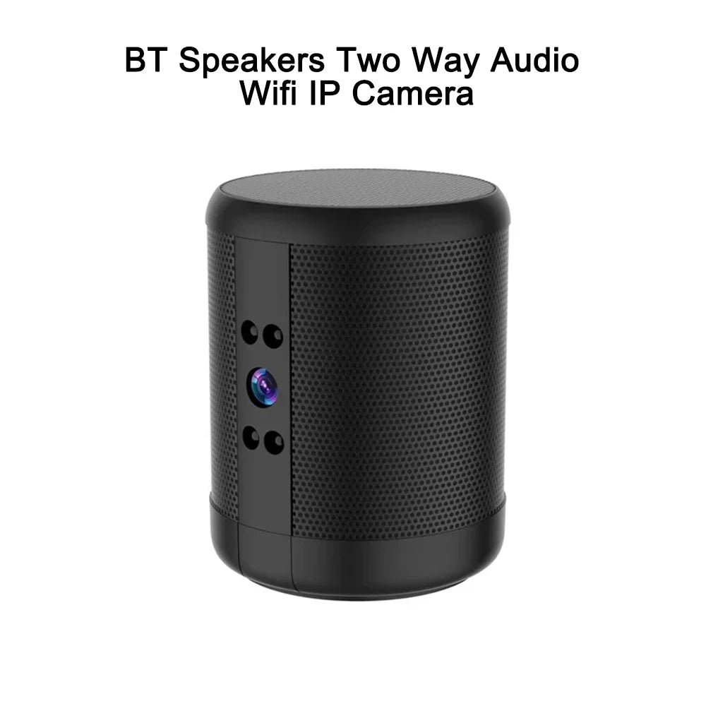 1080P HD Mini Wifi Camera Bluetooth Speaker