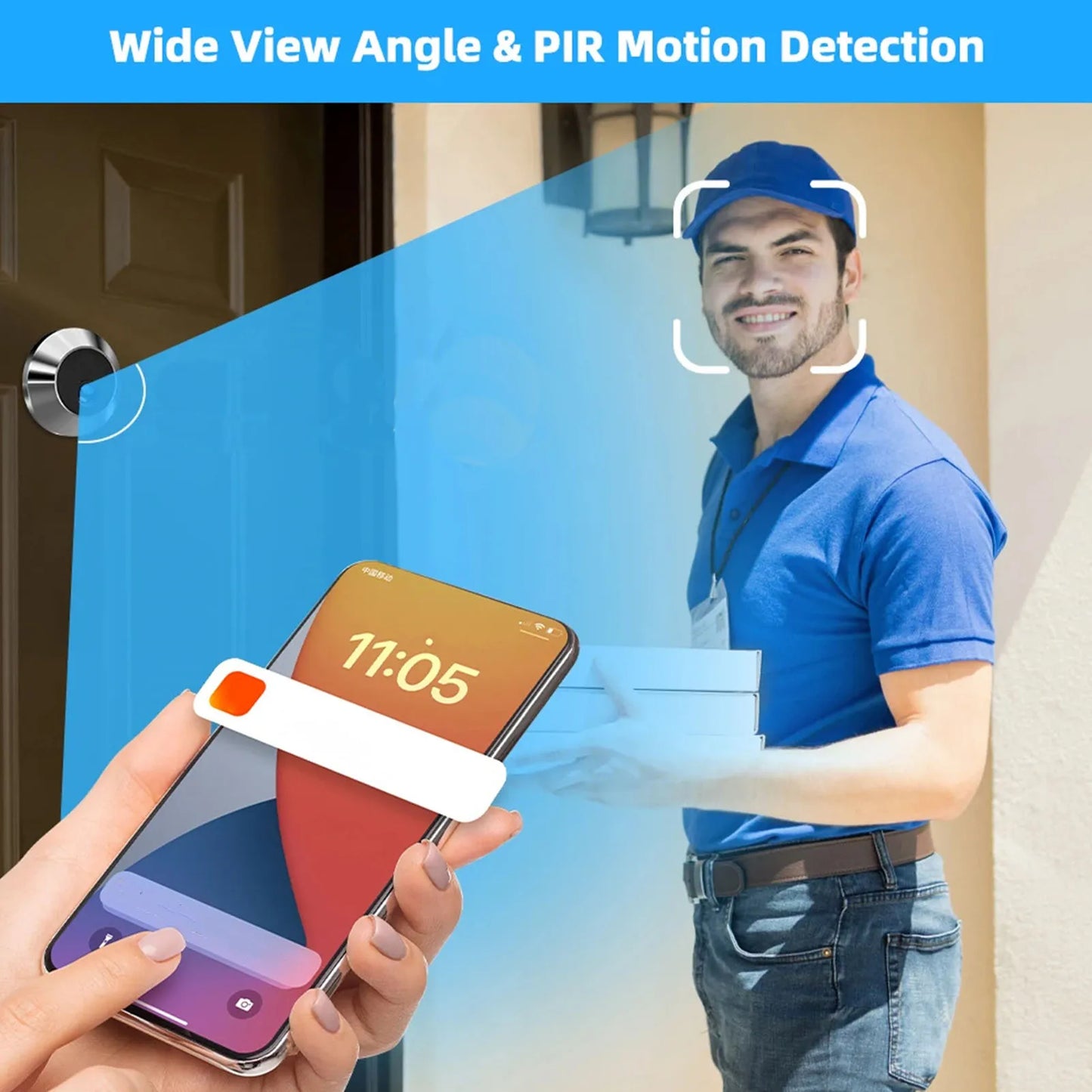 Smart Door Viewer Camera