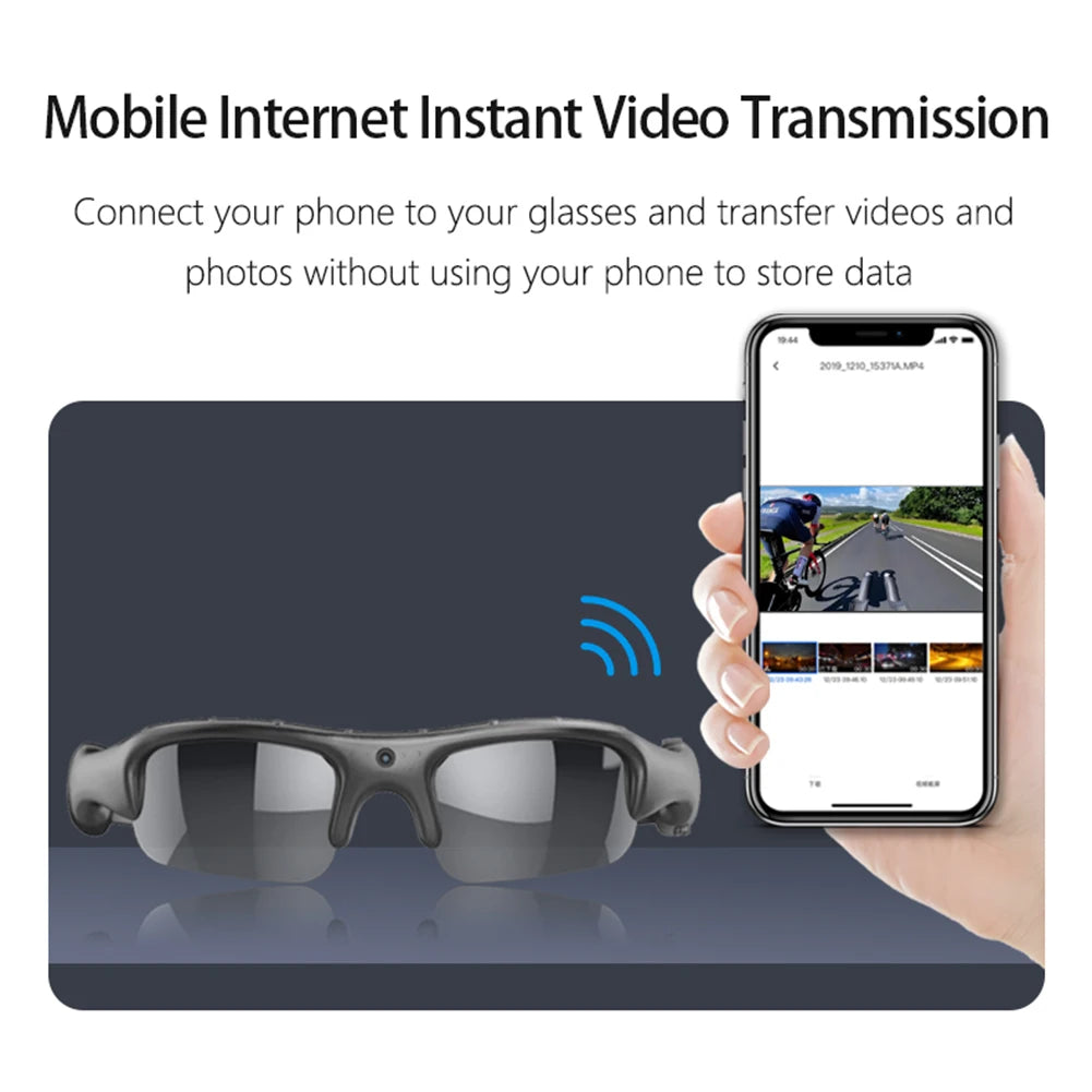 Smart Camera Sunglasses WiFi 1080P