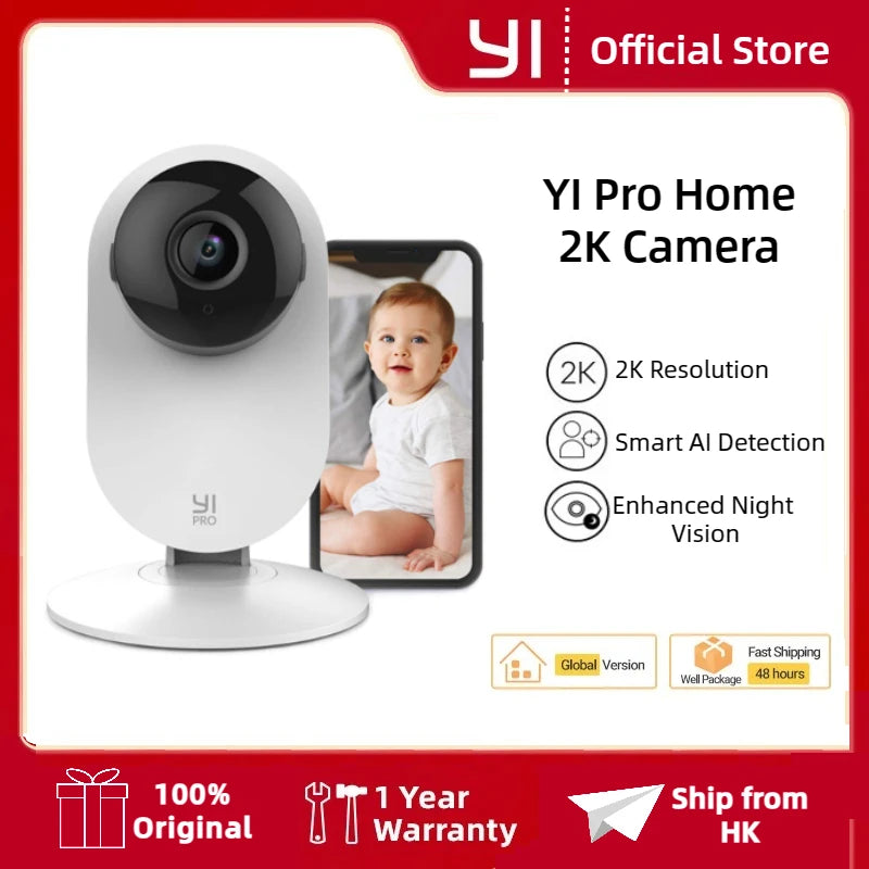 YI Pro Home 2K Wifi Surveillance Camera