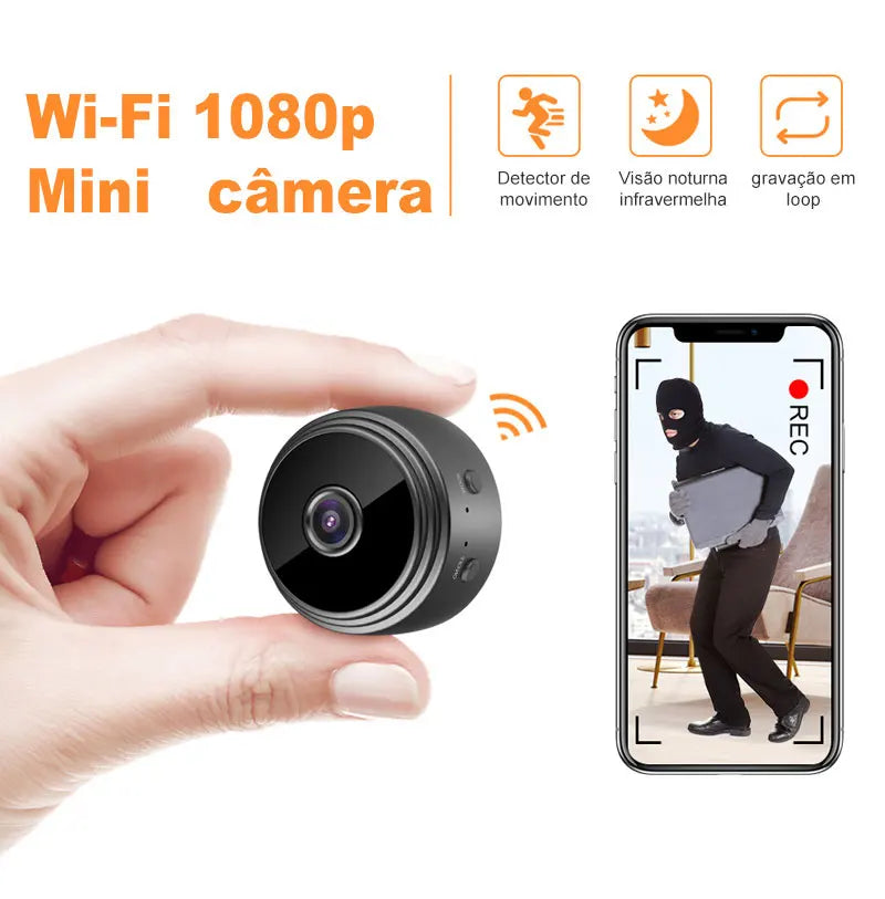 Mini WiFi Wireless Security Camera – Remote Monitoring Video Surveillance for Smart Home Protection
