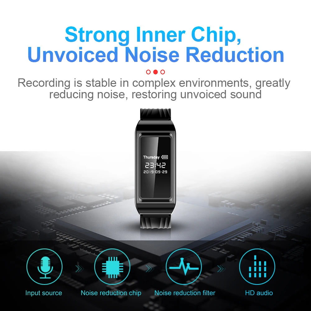 HD Mini Camera Watch with Voice Recorder & USB Flash Drive