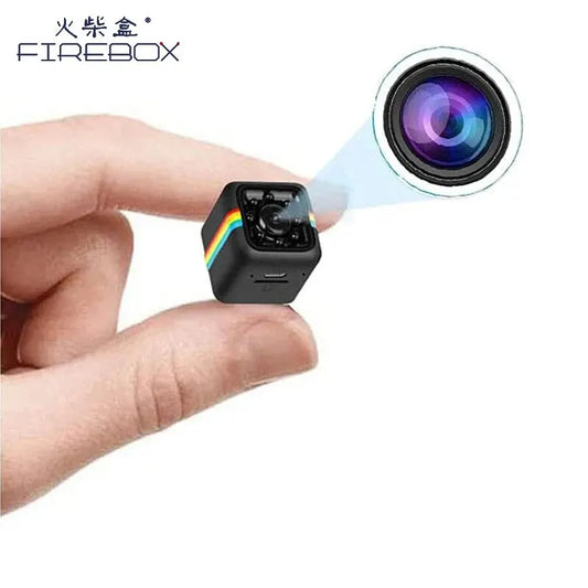 Mini HD Security Camera – Portable Nanny Cam with Audio & Video Recording