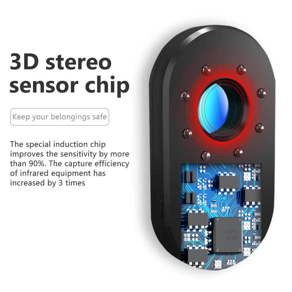 Professional Hidden Camera Detector – Infrared Sensor for Security Protection & Spy Device Detection