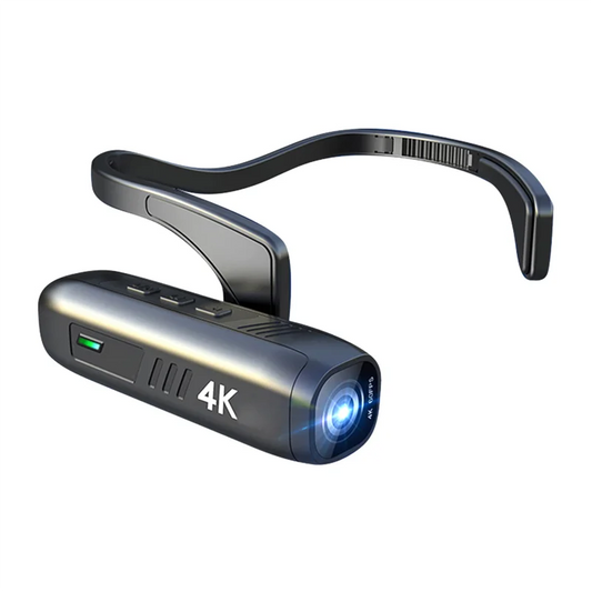 New 4K 30FPS Head Mounted Camera Wearable WiFi Video