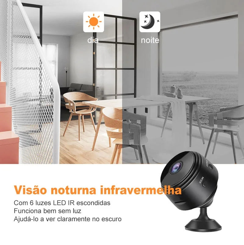 Mini WiFi Wireless Security Camera – Remote Monitoring Video Surveillance for Smart Home Protection