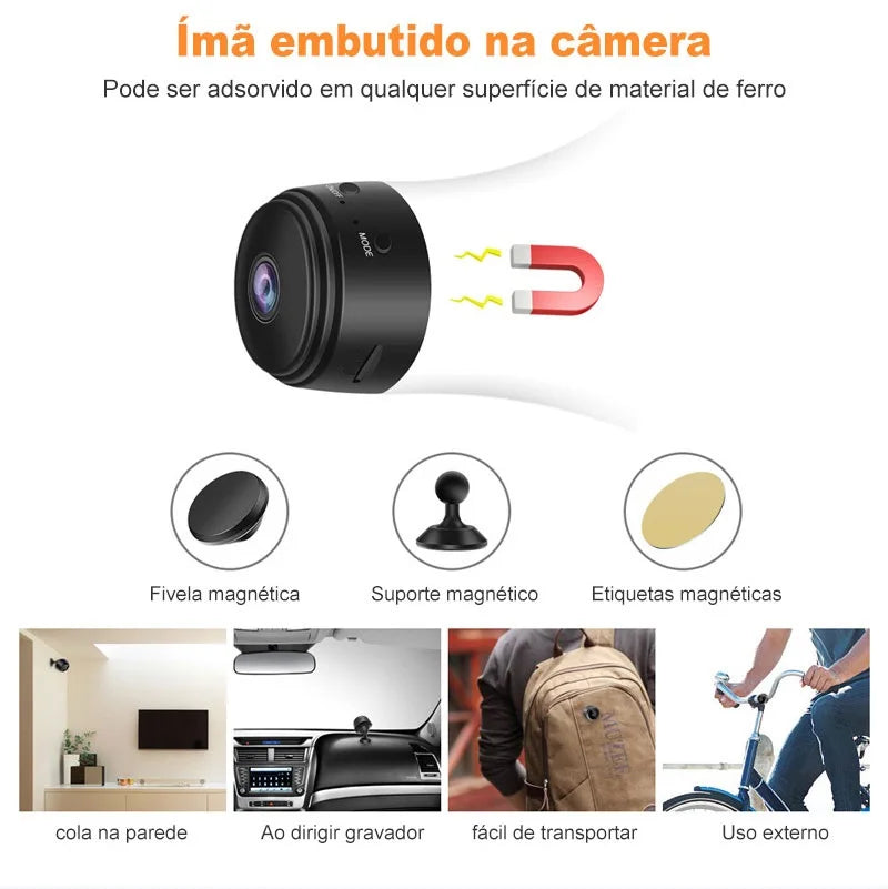 Mini WiFi Wireless Security Camera – Remote Monitoring Video Surveillance for Smart Home Protection