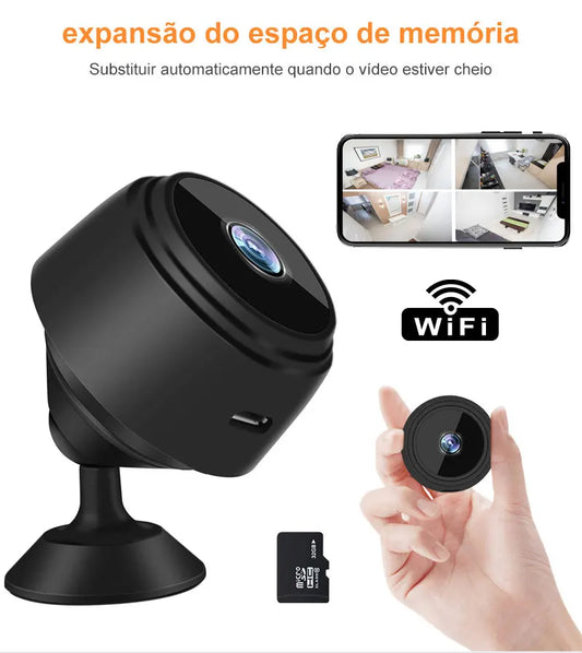 Mini WiFi Wireless Security Camera – Remote Monitoring Video Surveillance for Smart Home Protection