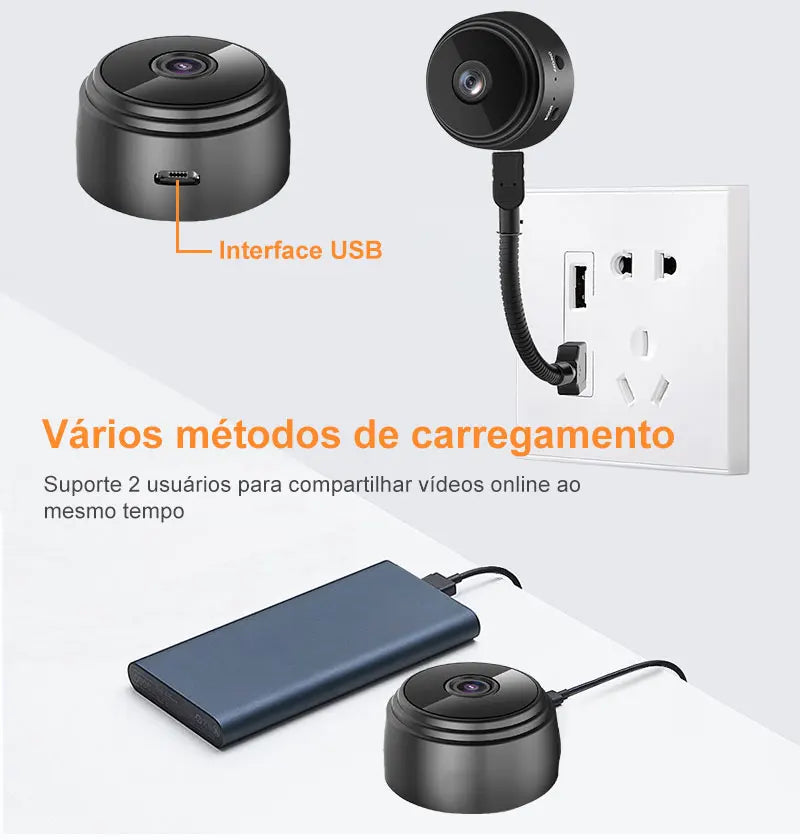 Mini WiFi Wireless Security Camera – Remote Monitoring Video Surveillance for Smart Home Protection