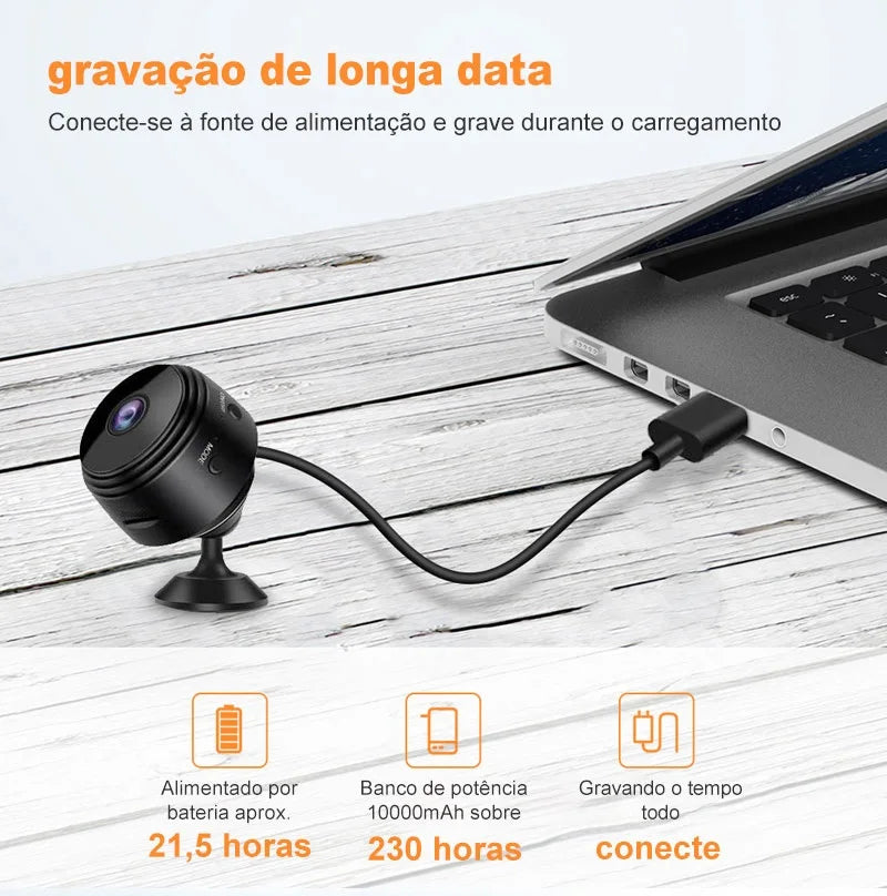 Mini WiFi Wireless Security Camera – Remote Monitoring Video Surveillance for Smart Home Protection