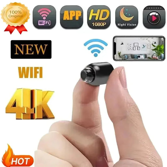Mini X5 Wireless 1080P Security Camera with Night Vision, Motion Detection, and Smart Home Monitoring
