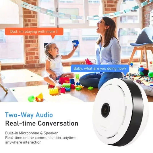 Wifi Security Camera 360 Degree Panoramic View