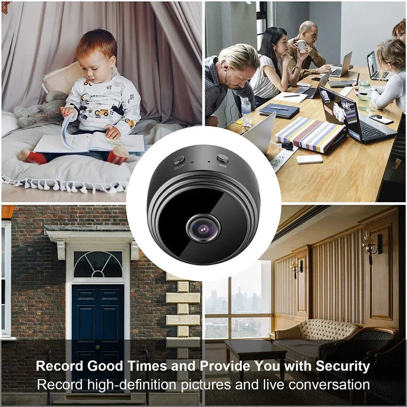 Mini WiFi Wireless Security Camera – Remote Monitoring Video Surveillance for Smart Home Protection