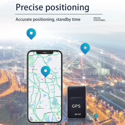 Mini GPS Tracker – Real-Time Vehicle & Personal Tracker for Cars, Pets, Kids & Elderly with Magnetic Mount